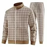 W JIANWANG Herren Jogginganzug Trainingsanzug Sportanzug Fußball Sporthose für Gym Tracksuit Atmungsaktiv Hausanzug JW-2301-M