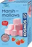 Kosmos 658304 Marshmallows selber Machen, fluffige Süßigkeiten selbst herstellen, Mischung mit Erdbeergeschmack, vergan, Mitbringexperiment für Kinder ab 8 Jahre