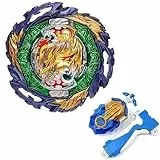 Desamvap Battling Tops Brust B-185 Vanish Fafnir DB Metal Fusion Kampfkreisel Spinning Tops mit Starter und Griff, Geburtstag Kinder Spielzeug