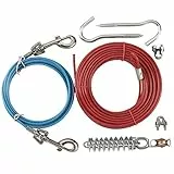 Kerbl Pet Set Gartenleine, Laufleine 15m + Führleine 3m + Zugentlastung