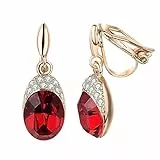 Vogem Ohne Ohrlöcher ClipZirkonia Hängend Ohrringe Damen Vintage Ohrklipser Hypoallergen Nickelfrei Ohrringe