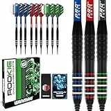 WINMAU Rookie Dartpfeile, Blau, Rot und Grün, Standard