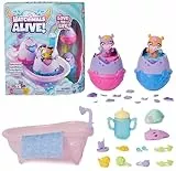 Hatchimals Alive Plantschspaß Set - Badewanne mit Zwei magischen, selbstschlüpfenden Eiern und 15 Accessoires, für Kinder ab 4 Jahren