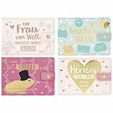 WUNSCHERFÜLLER Papier-Geldbörse Glamour 1 von 4 sort.