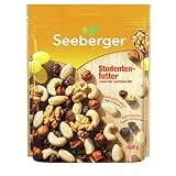 Seeberger Studentenfutter 7er Pack: Klassische Nuss-Frucht-Mischung aus Haselnusskernen, Mandeln, Walnüssen & Cashewkernen, mit Rosinen - reich an Vitamin E, vegan (7 x 400 g)