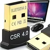 Retoo Bluetooth Nano Adapter 4.0 für PC Laptop Desktop Headset Stick Dongle Computer Lautsprecher Tastatur Kopfhörer Controller Maus Game Plug & Play Unterstützt Windows 10/8/7 Vista XP