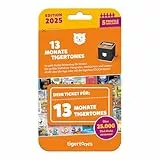Tigermedia tigertones-Ticket NEU 13 Monate Streaming tigerbox Touch 25.000 Hörspiele Hörbuch Kindermusik mit 5 individuellen Profilen Geschenkidee