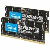 Crucial DDR5 RAM 32GB Kit (2x16GB) 5600MHz SODIMM, Arbeitsspeicher für Laptop/Notebook, Mini PC (auch 5200MHz / 4800MHz) CL46 - CT2K16G56C46S5