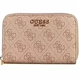 GUESS Zamira Medium Zip Around Wallet Orchid Logo
