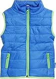 Schnizler Baby-Unisex Steppweste Uni Weste, Blau (blau 7), 68