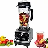 Syntrox Germany Standmixer 1500 Watt, 40000 U/Min 2 Liter Hochleistungsmixer, 6 Edelstahlklingen - LCD-Display - Zerkleinerer - Icecrusher - Getreidemühle