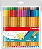 STABILO - Fineliner - point 88-40er Pack - 40 Farben