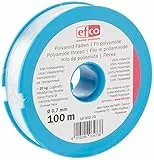 Efco Zugkraft-Faden, Polyamid, 20,0 kg, 0,7 mm Durchmesser, 100 m, Transparent