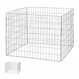 Relaxdays Komposter Metall, 2er Set, Biokomposter Garten, HBT: 70 x 90 x 90 cm, 560 Liter, Drahtkomposter Stahl, schwarz