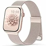 Ersatzarmband Kompatibel mit Apple Watch Armband 40mm 41mm 42mm 44mm 38mm 45mm 46mm 49 Damen Herren Einstellbar Magnetisch Metall Edelstahl Armbänder für iWatch SE Ultra Series 11 10 9 8 7 6 5 4 3 2 1