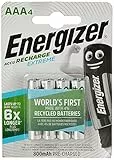 Energizer Original Akku Extreme Micro AAA (800mAh, 1,2 Volt, vorgeladen 4-er Pack)