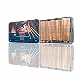 Derwent Lightfast Buntstifte, 36 Stück im Metalletui, 4 mm Runder Kern in Premium-Stärke, Cremige Textur, Ideal für Kunst, Zeichnen & Malen, Professionelle Qualität, 2302721