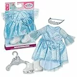 Baby Born Eisprinzessinnen Set mit Glitzerkleid, Tiara und Schlittschuhen für 43cm Puppen