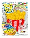 Press N Pop PressNPop Pommes Craze Unisex Fries Fidget Toy sensorisches Anti Stress Spielzeug für Kinder Erwachsene Bubble Set Pommestüte Form 37355, wunderschöne Farbkombinationen