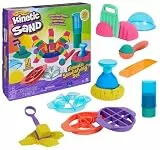 Kinetic Sand Ultimate Sandisfying Set - 907 g original kinetischer Sand aus Schweden, erfüllt alle gesetzlichen Anforderungen, mit 10 Werkzeugen für Indoor-Sandspielspaß, ab 3 Jahren