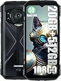 DOOGEE S118 Smartphone ohne Vertrag, Helio G99 Octa Core 20GB + 512GB, 10800mAh Akku / 33W, Robustes 4G, 50MP Kamera (12MP Infrarot) + 8MP + 32MP, Android 14 6.58 Zoll, Fingerabdruck Rot