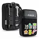 TACTICAL_GEEK Block E3.0 Molle Tasche EDC Pouch Kompakte Taktische Pouch Wasserdicht Nylon 500D Multifunktional EDC Tasche Leicht Molle Pouch Organizer mit Handytasche und Werkzeugplätze, Schwarz
