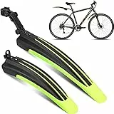 Fahrrad Schutzblech Set 20-26 Zoll Verstellbarer Spritzschutzset Vorne Hinten Schmutzfänger MTB Quick Release Befestigung Steck Kotflügel zum Schutz vor Spritzwasser Schmutz für Mountainbike Citybike