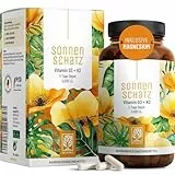 Vitamin D3 + K2 Depot – 15 Monatevorrat – bewährte NATURTREU Qualität – 5000 IE Vitamin D3 – hochdosiert, ohne unnötige Zusätze - Hochdosierte Kapseln - optimal ergänzt durch Magnesium