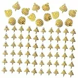 Toyvian Weihnachtskugeln Kappen ZubehöR, 150 StüCk Kugelhalter Weihnachtsdekoration Kugelanhänger Halter Anhängerhalterung Kunststoff Kugelabdeckung FüR DIY Christbaumschmuck Party Dekoration