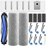 20 Stück Zubehör Set für Ecovacs Deebot T80 Omni Saugroboter, Ersatzteile mit 1 Hauptbürste, 2 Wischwalze, 6 Staubbeutel, 4 Filter, 6 Seitenbürsten, 1 Reinigungsbürste