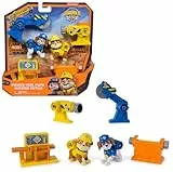 Rubble & Crew - Power Tool Pups Spielset mit 2 Hundefiguren Rubble und Wheeler, 2 Bauwerkzeugen und Bauzubehör, Spielzeug für Kinder ab 3 Jahren