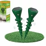Maulwurf Vertreiber Testsieger Wühlmaus Vertreiben,Maulwurfschreck Solar,2er Set Mole Repellent,IP65 Wasserdicht Maulwurf Mäuse Vertreiben