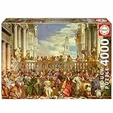 Educa - Puzzle von 4000 Teile für Erwachsene | Die Hochzeit von Kanaan, Paolo Veronese. Messen: 136 x 96 cm. Es beinhaltet einen verlorenen Service für Aktien. Seit 14 Jahren (19949)