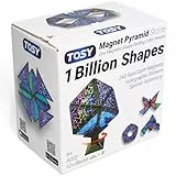 TOSY Magnet Pyramid Stone - 1 Würfel verwandelt Sich in 1 Milliarde Formen, 243 Magnete, Spinner-Zubehör, Zappel-/Puzzle-Spielzeug, Ostern/Valentinstag/Geburtstagsgeschenk