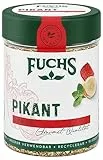 Fuchs Gewürze - Pikant Gewürz - pikantes Allrounder-Gewürz ohne Salz für Rührei oder Steak - natürliche Zutaten - 60 g in wiederverwendbarer, recyclebarer Dose