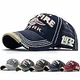 CheChury Distressed Basecap Unisex Retro Baseball Kappe Einstellbare Freizeit Mütze Baseballmütze Hip Hop Outdoor Hut für Männer und Frauen