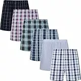 JupiterSecret Herren Boxershorts Baumwolle Unterhosen Männer 6er und 10er Pack Große Amerikanische Boxershorts, XL