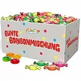 Tise Capico Bunte Bonbonmischung 5 kg ca 800 Stk. Wurfmaterial Karneval, Geburtstage, Partys