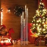 VINCIGANT Kerzenständer 5 Armig, Acryl Bodenkerzenhalter 116 cm Höhe, Kerzenhalter für Hochzeitstisch, Wohnzimmer, Tischdekoration, Party-Dekoration (Ohne Kerzen)