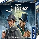 KOSMOS 692766 Holmes - Sherlock gegen Moriarty, Spiel für Zwei Personen, Sherlock Holmes Spiel, Brettspiel für genau 2 Spieler ab 10 Jahren, Strategiespiel