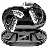 Open Ear Kopfhörer Bluetooth, Kopfhörer Kabellos Bluetooth 5.4 mit 4 Mic ENC, 40h Wiedergabe LED Anzeige Type-C, Wireless IP7 wasserdichte, Hi-Res Wireless Audio Sport Kopfhörer