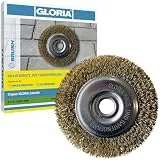 GLORIA Fugenbürste aus Stahldraht | Original Ersatzbürste für MultiBrush & WeedBrush | Drahtbürste zur Fugenreinigung & Unkrautentfernung | Kompatibel mit GLORIA Fugenreiniger | Ø 11 cm