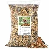 wildtier liebe Futtertraum Vitalmix Brutzeitfutter mit Insekten 5kg – Premium Vogelfutter Wildvögel Ganzjährig Wildvogelfutter, Streufutter I Extra Protein für Eltern, Brut, Jungvögel