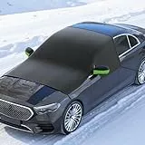 Frontscheibenabdeckung Winter für Ford C-Max 2010-2023 2024 2025 2026, Autoscheibenabdeckung Scheibenabdeckung Auto Windschutzscheibenabdeckung,B