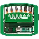 SPAX BITbox T-STAR plus, Schnellwechsel-Bithalter, 6 Bits: T10, T15, T20, T25, T30, T40 in 25 mm - 4000007899019