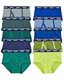 Carter's 10er-Pack Baumwoll-Slips, Grün/Blau Dino, 8 Years