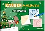 Zaubermalbuch. Weihnachten / Tolle Kunstwerke durch Schraffieren / Stimmungsvolle, weihnachtliche Motive / Für Kinder ab 3 Jahren: Mit magischen Zauberseiten (Malbücher und -blöcke)