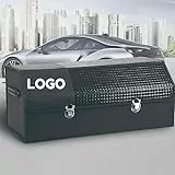 Kofferraumtasche, Kofferraum Organizer mit Dein Eigenes Auto-Logo, Rutschfester Kofferraum, strapazierfähiges Leder, Aufbewahrungsbox, Werkzeugtasche – geeignet für alle Fahrzeuge