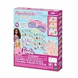 Aquabeads - 35137 Barbie Nagelstudio, Kreatives Nageldesign, Bastelset für Beautyfans, kindersicher, ohne Bügeln oder Kleben, für Kinder ab 4 Jahren