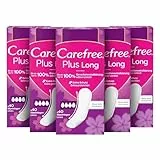 Carefree Slipeinlage Plus Long ohne Duft super saugstarke und extra lange Slipeinlagen, 40 St